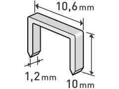 Spony   10mm 10,6x0,52x1,2mm