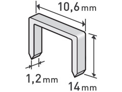 Spony   14mm 10,6x0,52x1,2mm
