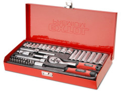 Sada nástrč.kl. 1/4"  45-díl.