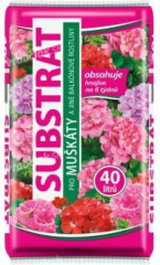 Substrát Muškáty a Balkonové 40L FOR