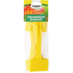 Jmenovka 5,5x3,5x15cm 10ks/zapichovací žlutá