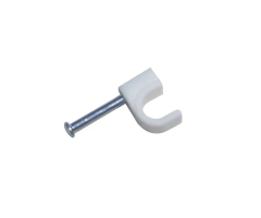 Příchytka kabel.kruh. 6mm BÍ (40ks)