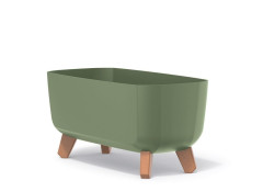 Květináč GRACIA CASE 39cm zemitě zelená