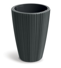 Květináč ORO 29,8cm tmavě šedá