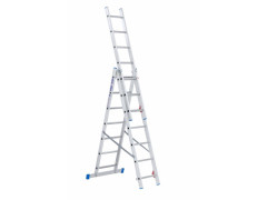 - Žebřík trojdílný 3x 8, 501cm, nosnost 150kg
