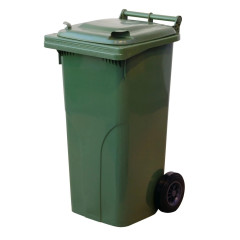 Kontejner 120 L plast - zelená barva -popelnice