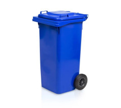 Kontejner 120 L plast -modrá barva -popelnice