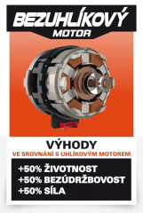 POWERPLUS Aku sekačka 40V LI-ION 420mm (bez baterie)