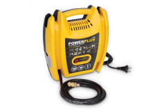 POWERPLUS Kompresor 1100W  plus  5 ks přísl. bezolejový