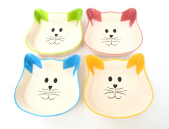 TRIXIE Miska keramická kočka-hlava 0,25ml/12cm, různé barvy