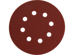 EXTOL Papíry brusné výsek, suchý zip, bal. 10ks, 125mm, P120