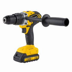 Aku šroubovák / vrtačka s příklepem bezuhlíková 20V 120Nm 2BAT