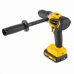 Aku šroubovák / vrtačka s příklepem bezuhlíková 20V 120Nm 2BAT