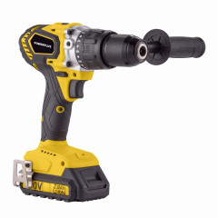 Aku šroubovák / vrtačka s příklepem bezuhlíková 20V 120Nm 2BAT