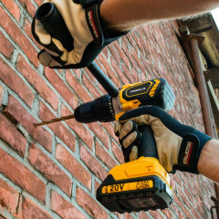 Aku šroubovák / vrtačka s příklepem bezuhlíková 20V 120Nm 2BAT