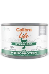 Calibra Cat Life  konz.Sterilised Duck 200g