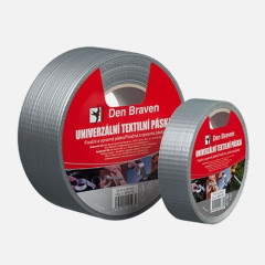 Den Braven Páska textilní univerzální 38mmx25m stříbrná