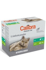 CALIBRA Calibra Cat  kapsa Premium Steril. multipack 12x100g