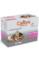 CALIBRA Calibra Cat  kapsa Premium Kitten multipack 12x100g