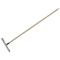 OSTATNÍ Hrábě kovové s násadou | 16 zubů 1600 mm