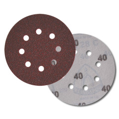 KLINGSPOR Brusný výsek na suchý zip BOSCH PL 28 CK | 115 mm zr. 80, GLS5